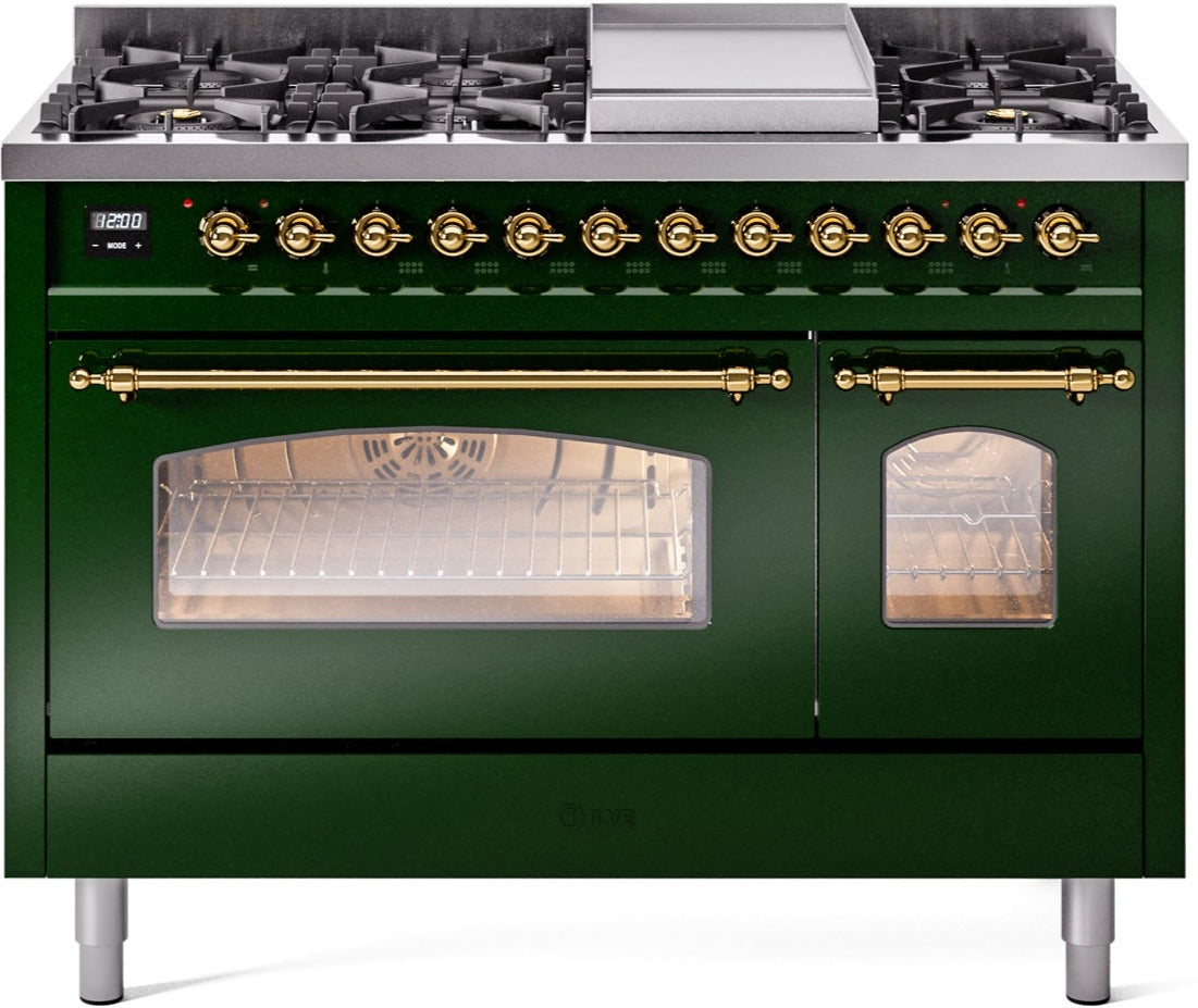 Ilve 48'' Nostalgie II Dual Fuel Liquid Propane Range