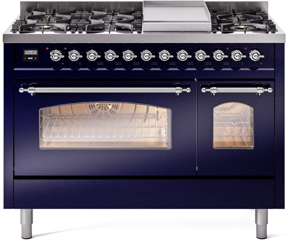 Ilve 48'' Nostalgie II Dual Fuel Natural Gas Range