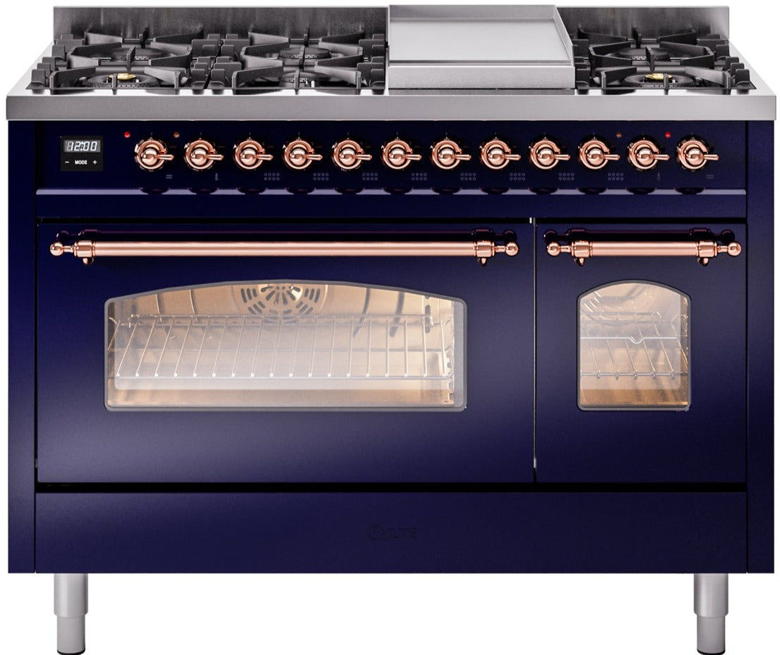 Ilve 48'' Nostalgie II Dual Fuel Liquid Propane Range