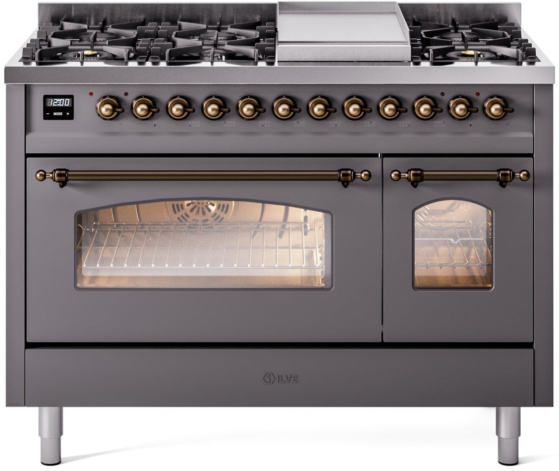 Ilve 48'' Nostalgie II Dual Fuel Liquid Propane Range