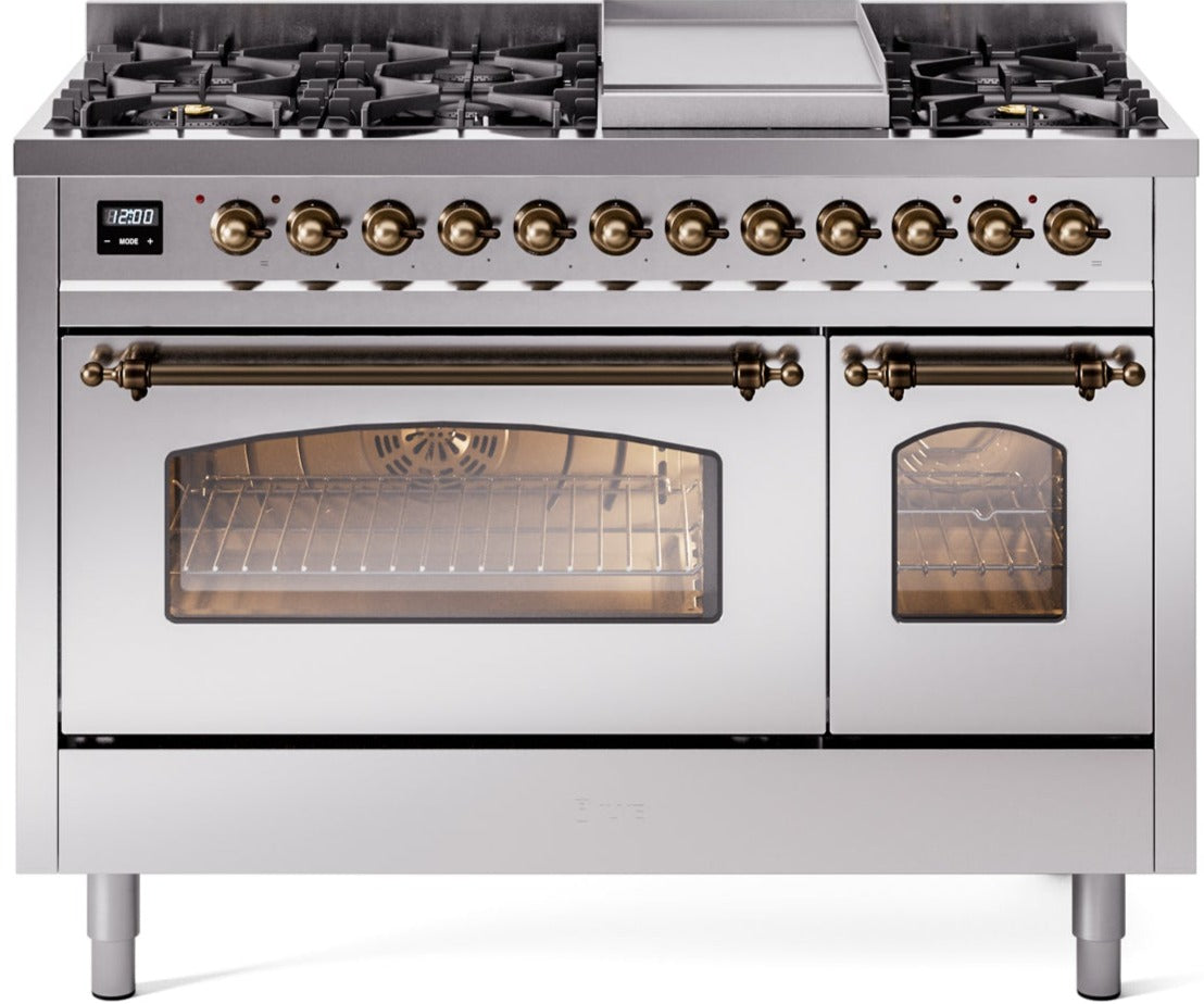 Ilve 48'' Nostalgie II Dual Fuel Natural Gas Range