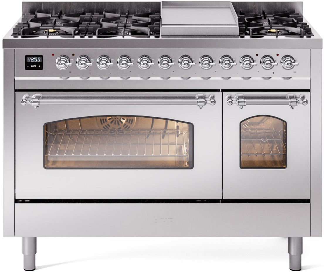 Ilve 48'' Nostalgie II Dual Fuel Liquid Propane Range