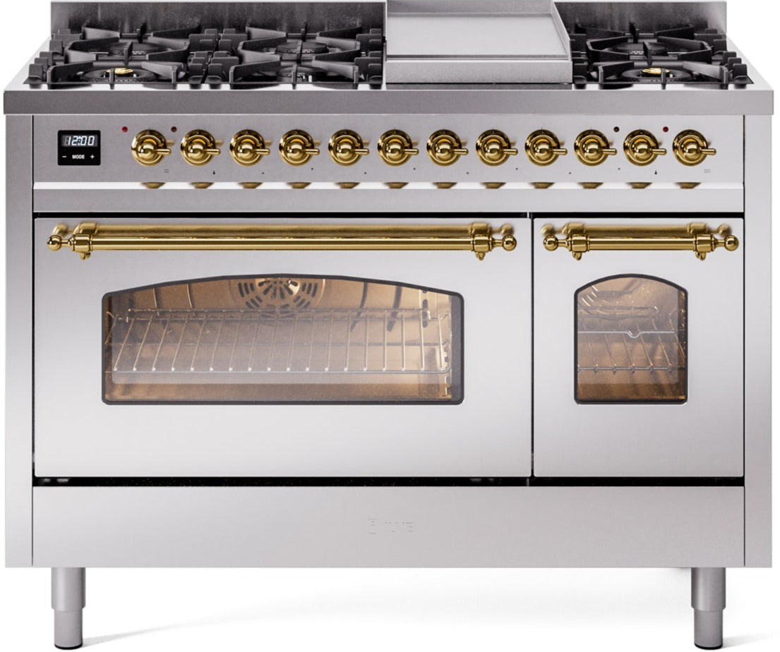 Ilve 48'' Nostalgie II Dual Fuel Natural Gas Range