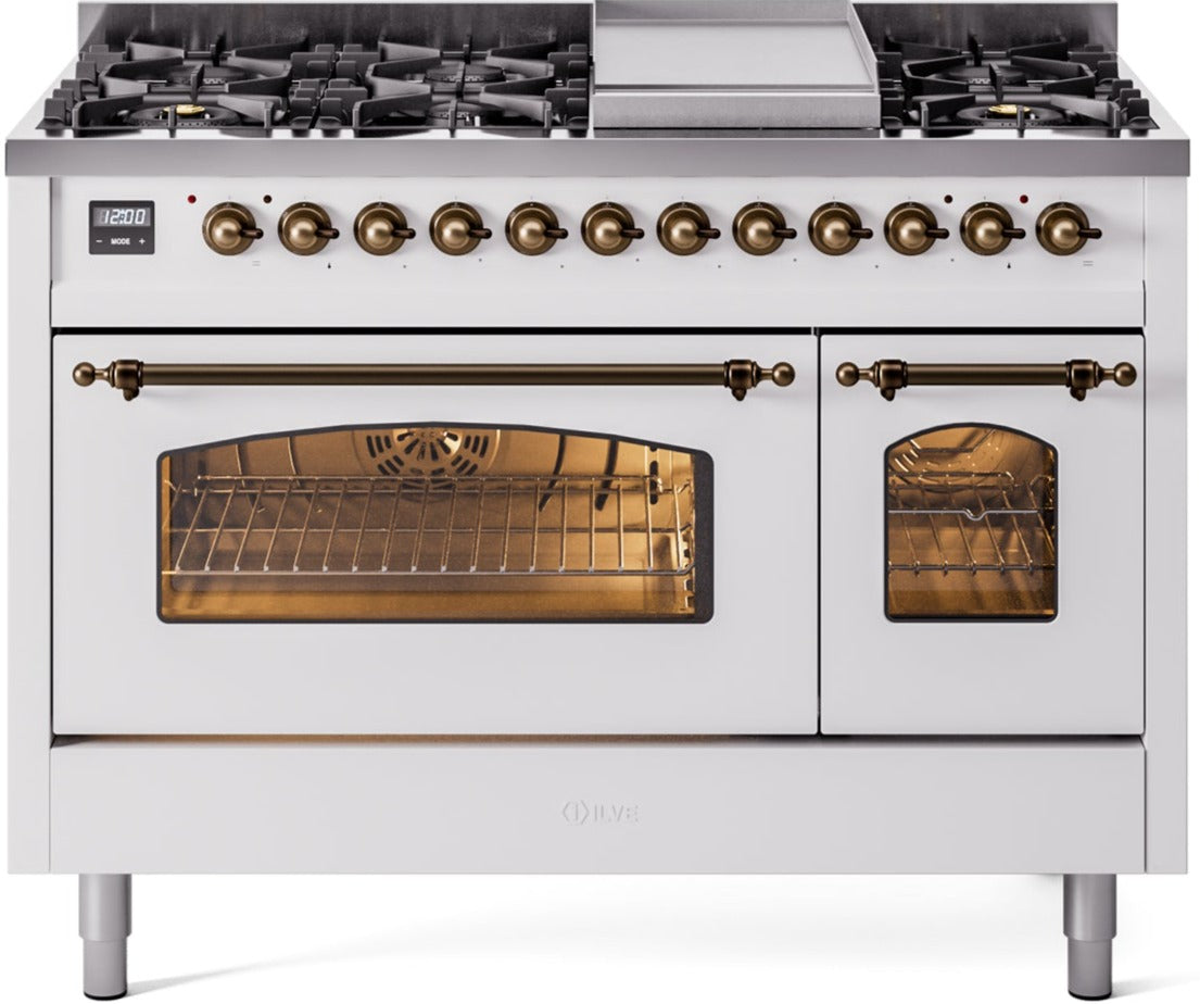 Ilve 48'' Nostalgie II Dual Fuel Liquid Propane Range