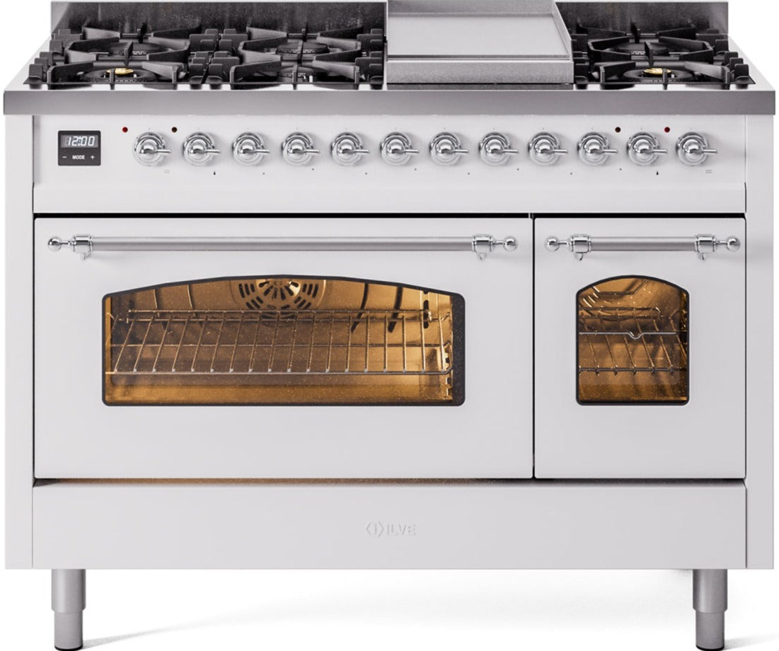 Ilve 48'' Nostalgie II Dual Fuel Liquid Propane Range