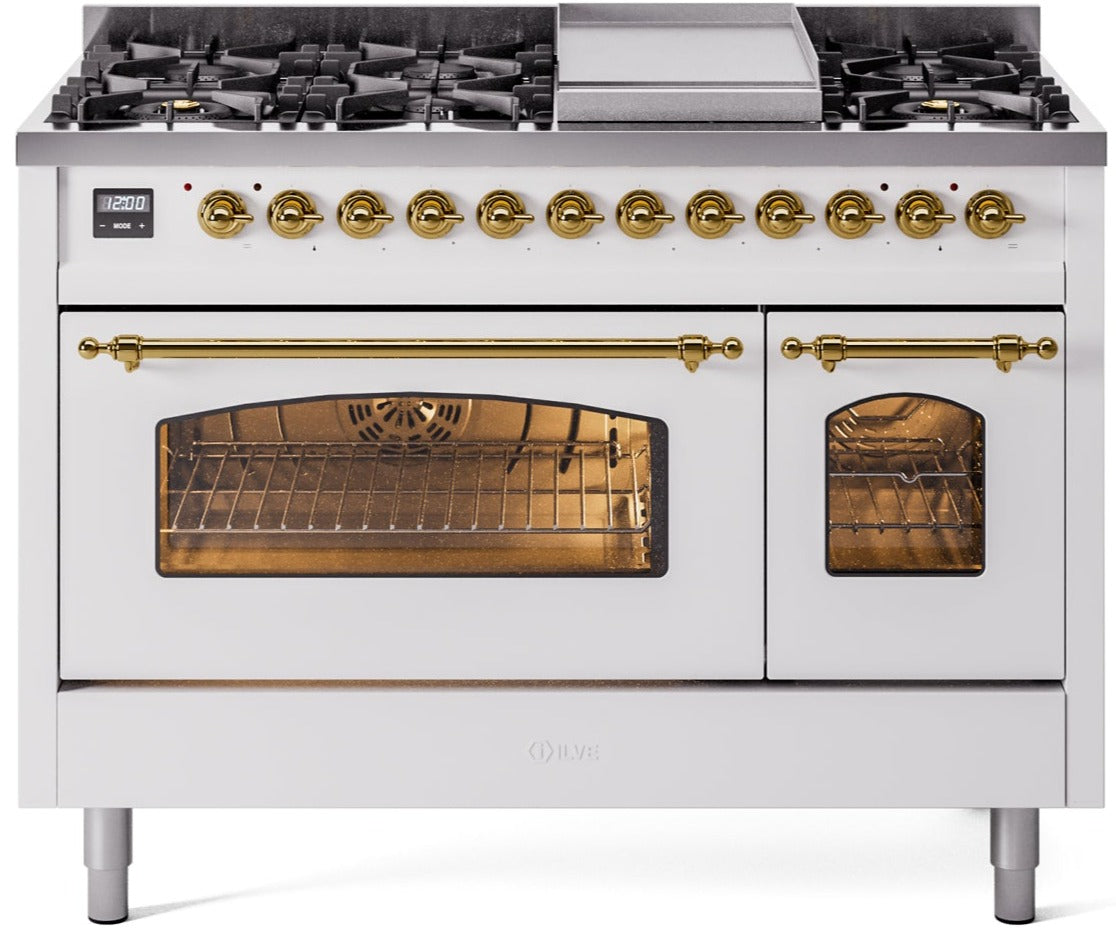 Ilve 48'' Nostalgie II Dual Fuel Liquid Propane Range