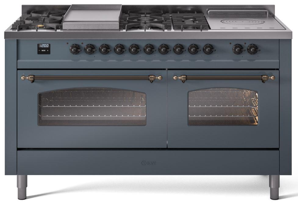 Ilve 60'' Nostalgie II Dual Fuel Liquid Propane Range