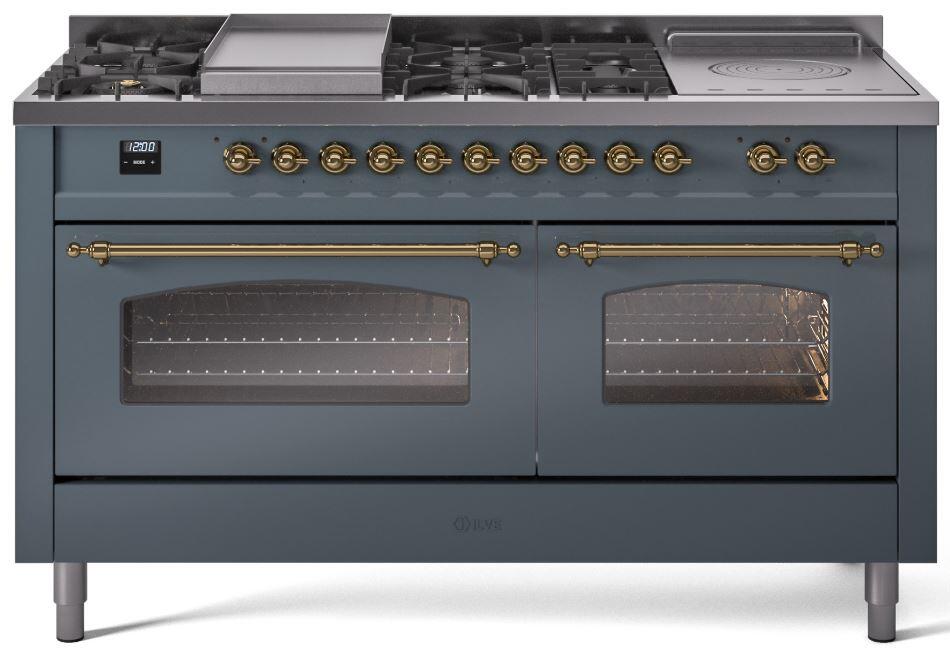 Ilve 60'' Nostalgie II Dual Fuel Liquid Propane Range