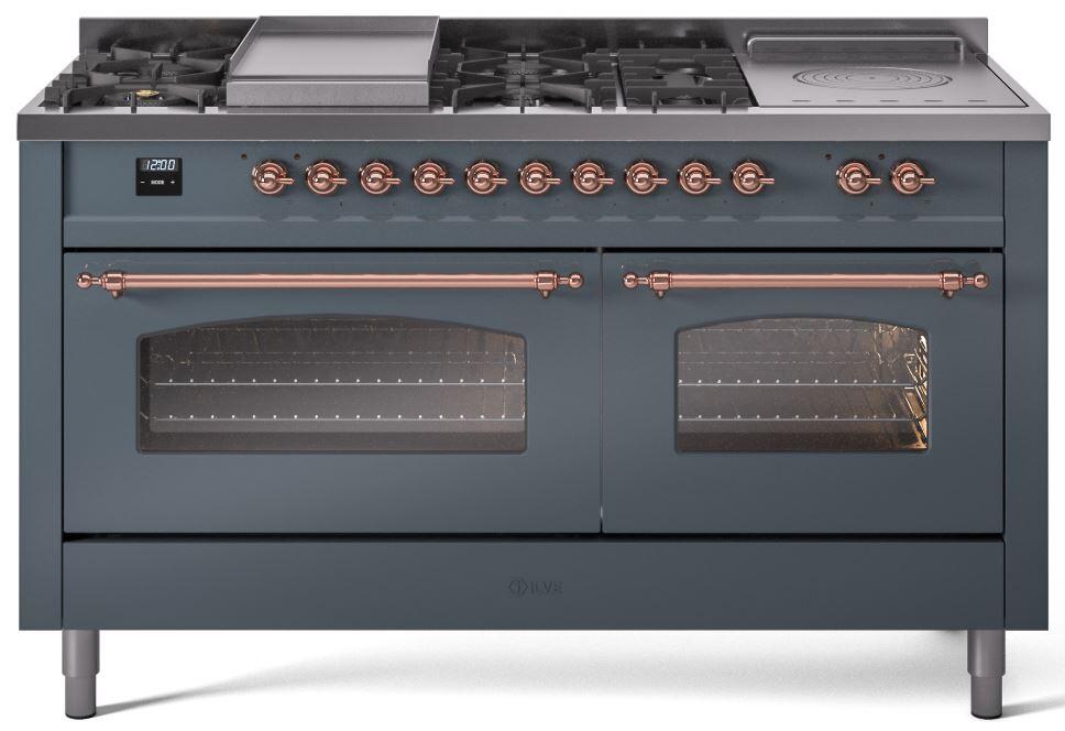 Ilve 60'' Nostalgie II Dual Fuel Natural Gas Range