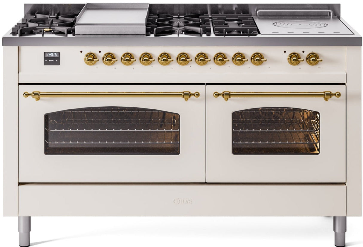 Ilve 60'' Nostalgie II Dual Fuel Liquid Propane Range