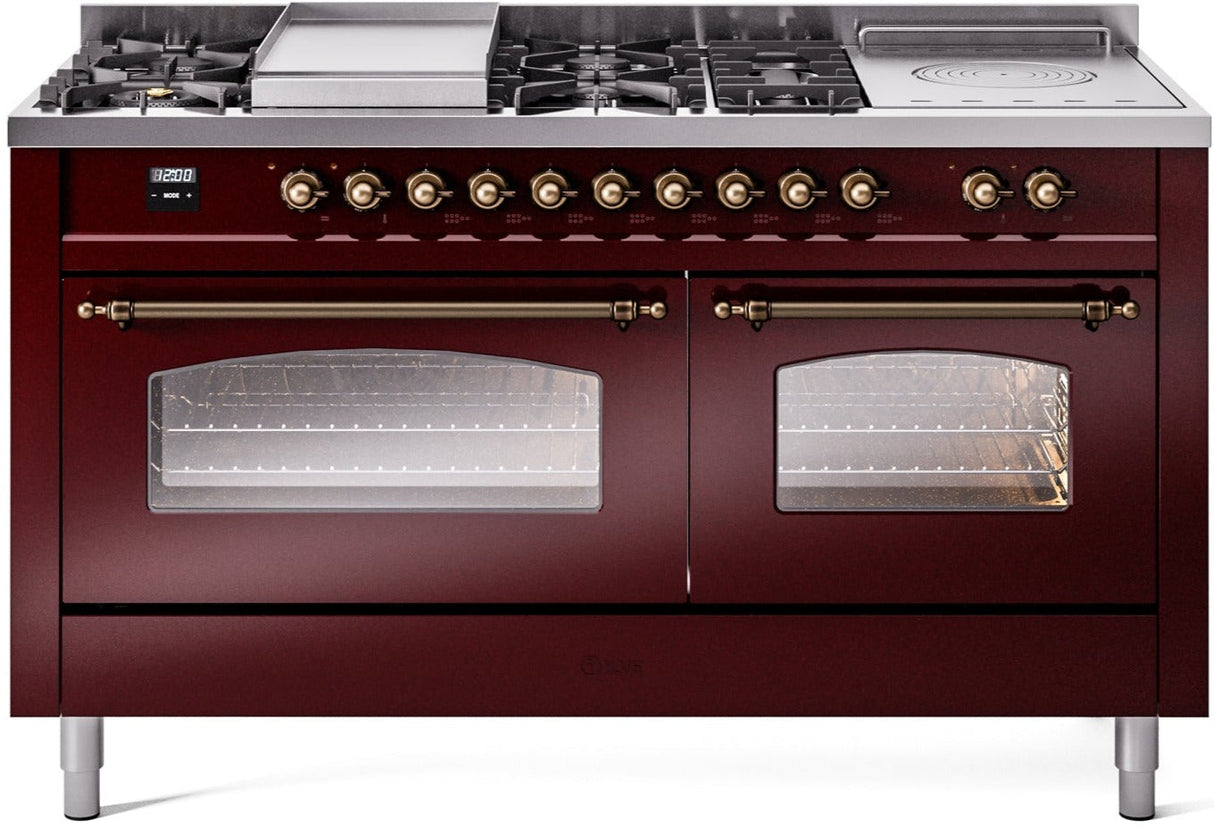 Ilve 60'' Nostalgie II Dual Fuel Liquid Propane Range