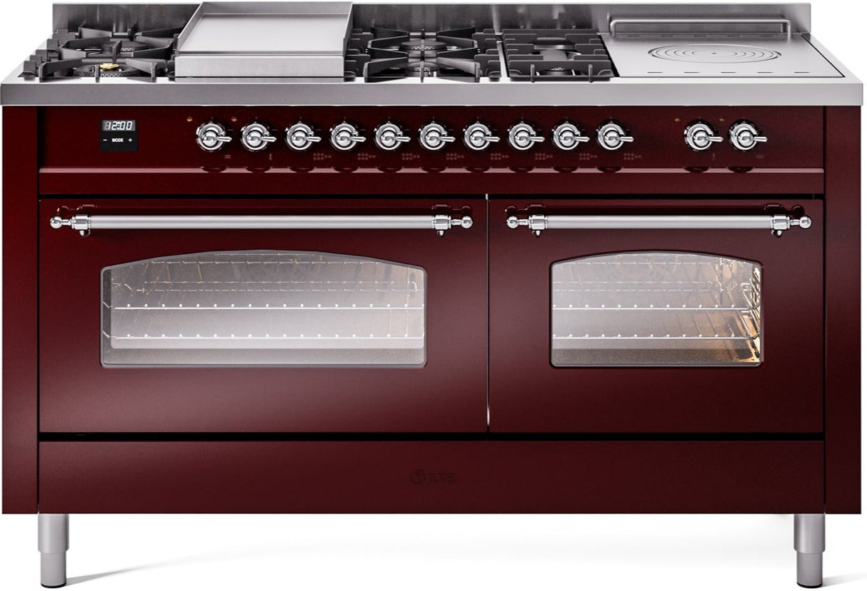 Ilve 60'' Nostalgie II Dual Fuel Liquid Propane Range