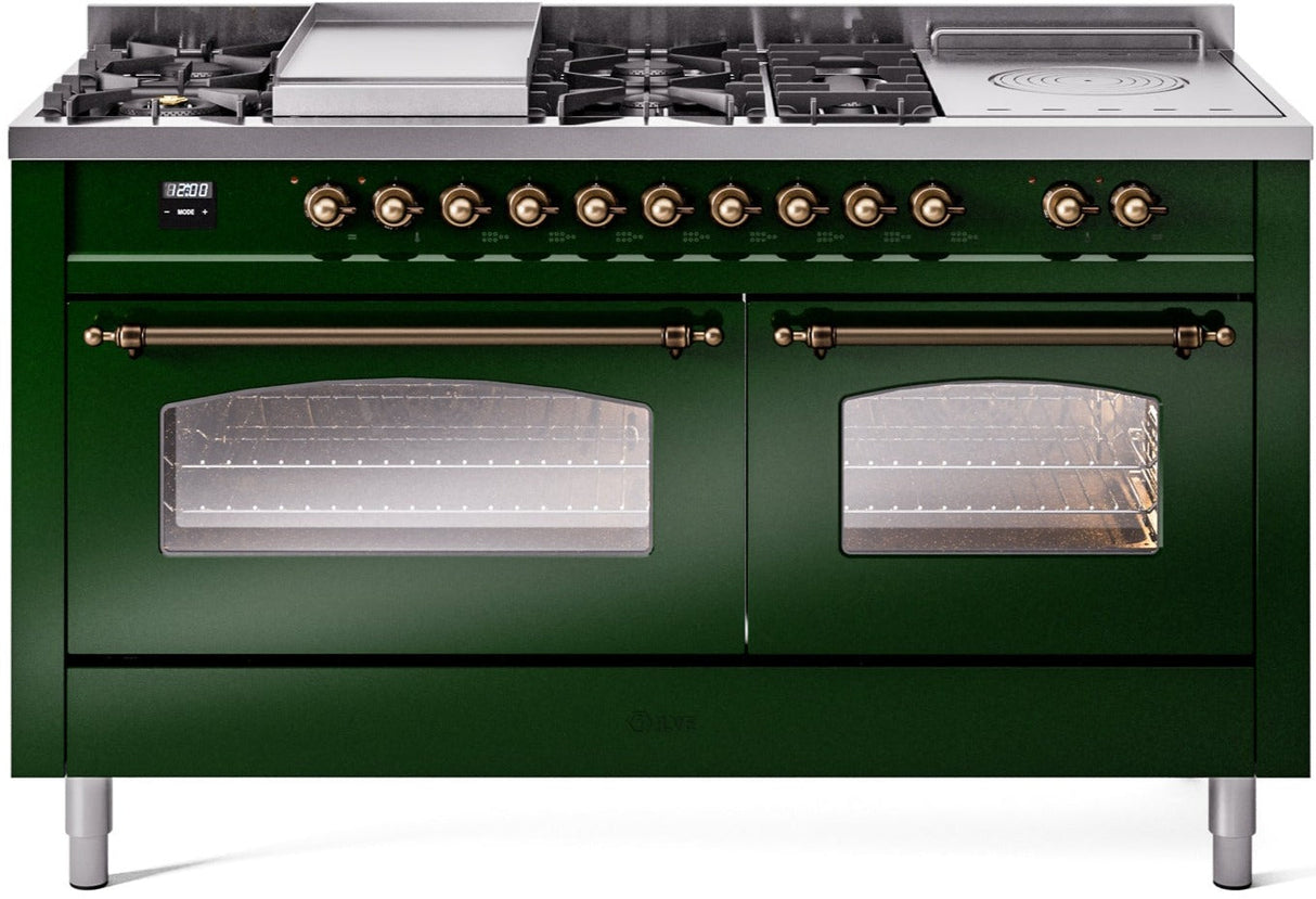 Ilve 60'' Nostalgie II Dual Fuel Liquid Propane Range