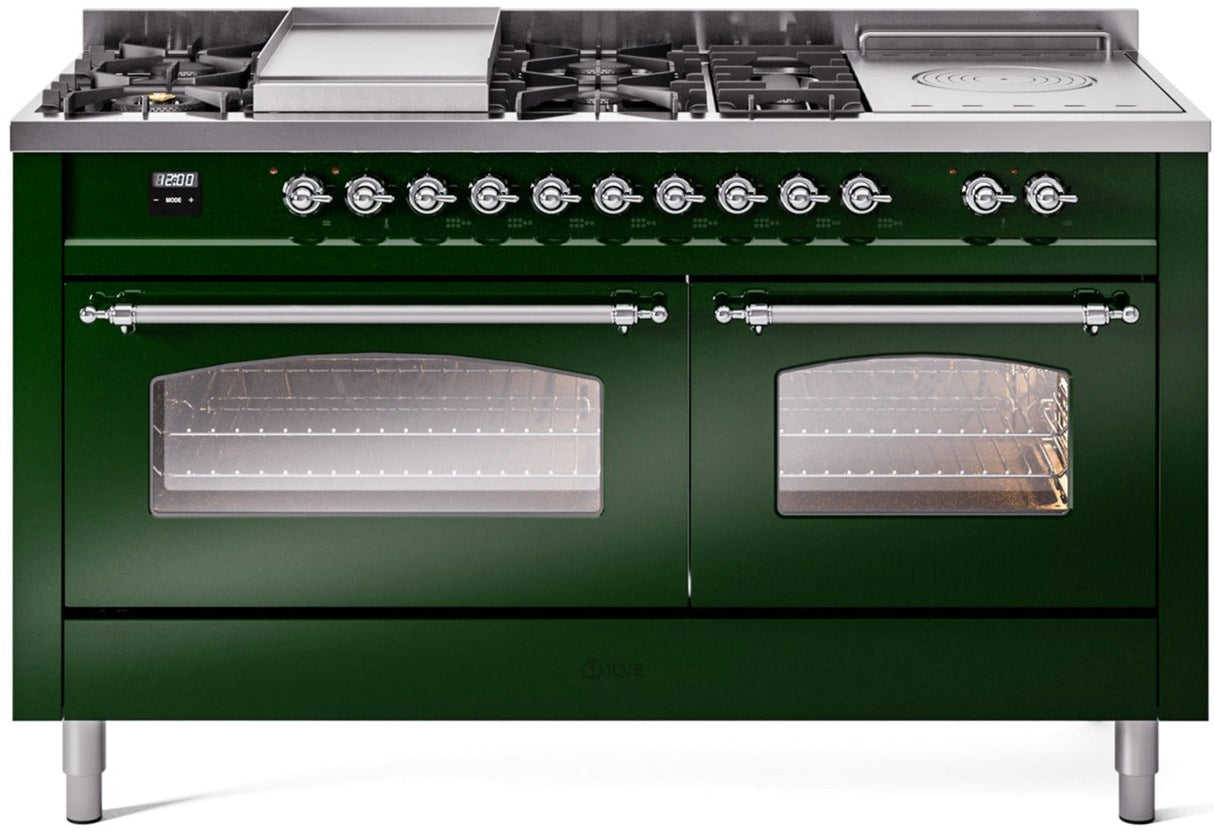 Ilve 60'' Nostalgie II Dual Fuel Natural Gas Range