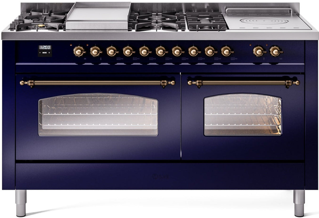 Ilve 60'' Nostalgie II Dual Fuel Liquid Propane Range