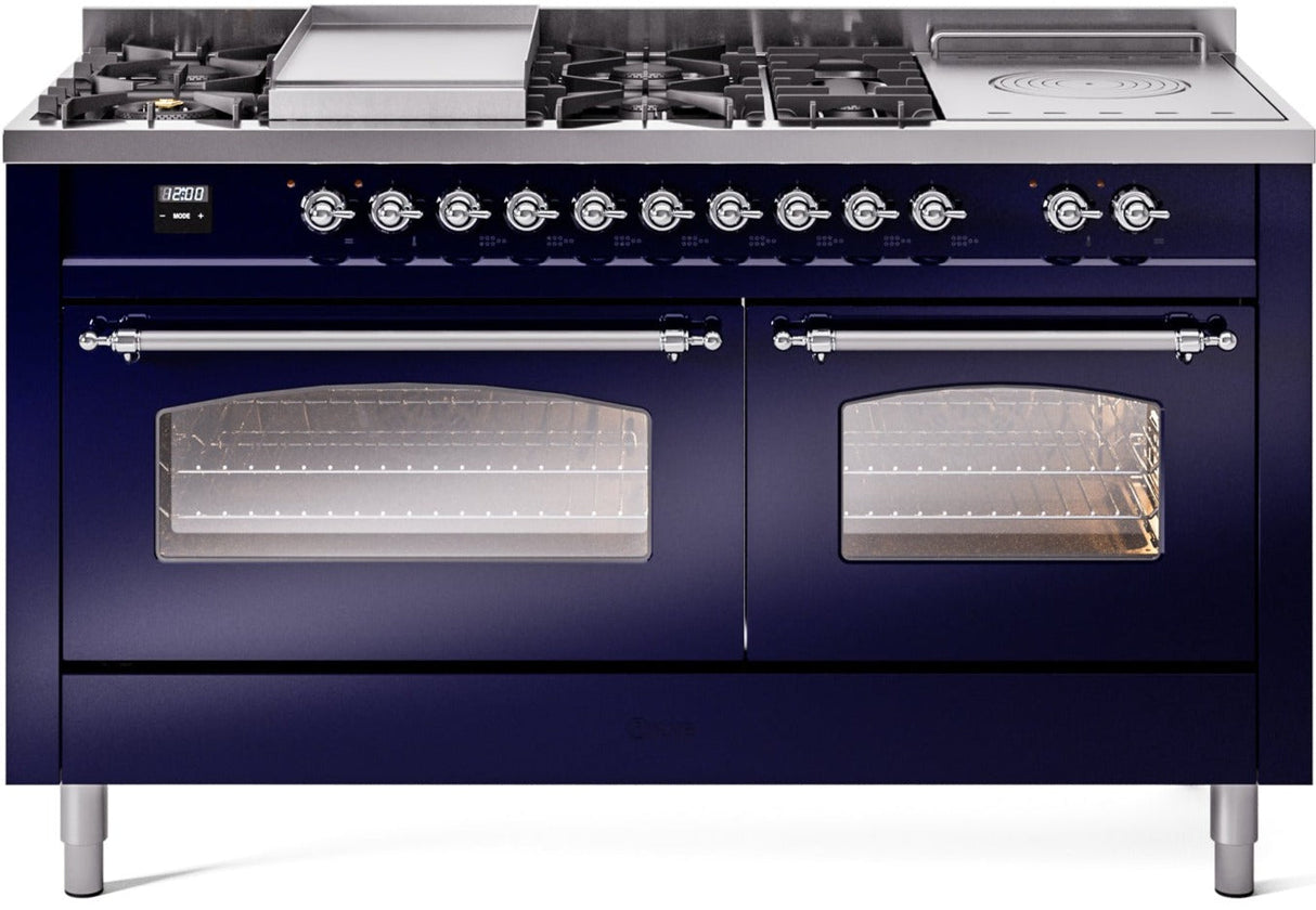 Ilve 60'' Nostalgie II Dual Fuel Liquid Propane Range