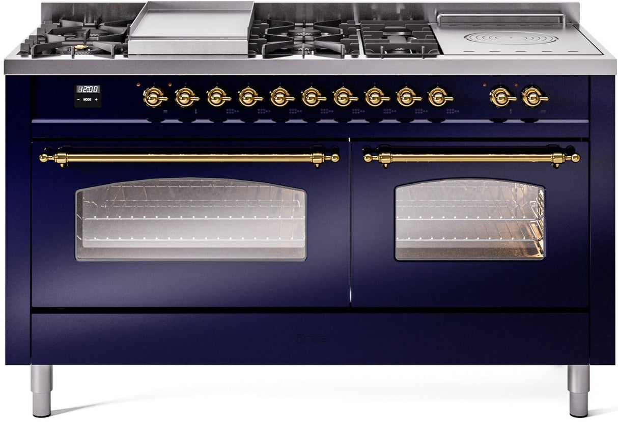 Ilve 60'' Nostalgie II Dual Fuel Liquid Propane Range