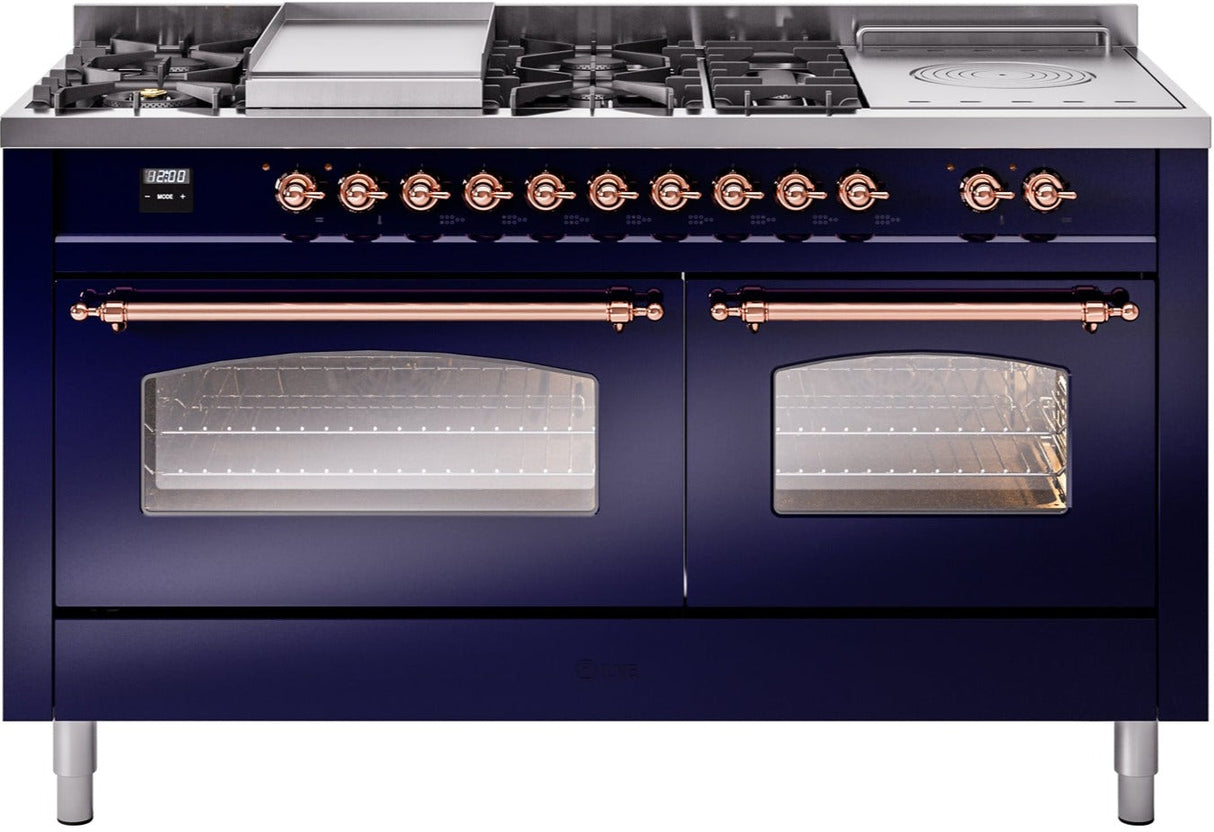 Ilve 60'' Nostalgie II Dual Fuel Liquid Propane Range