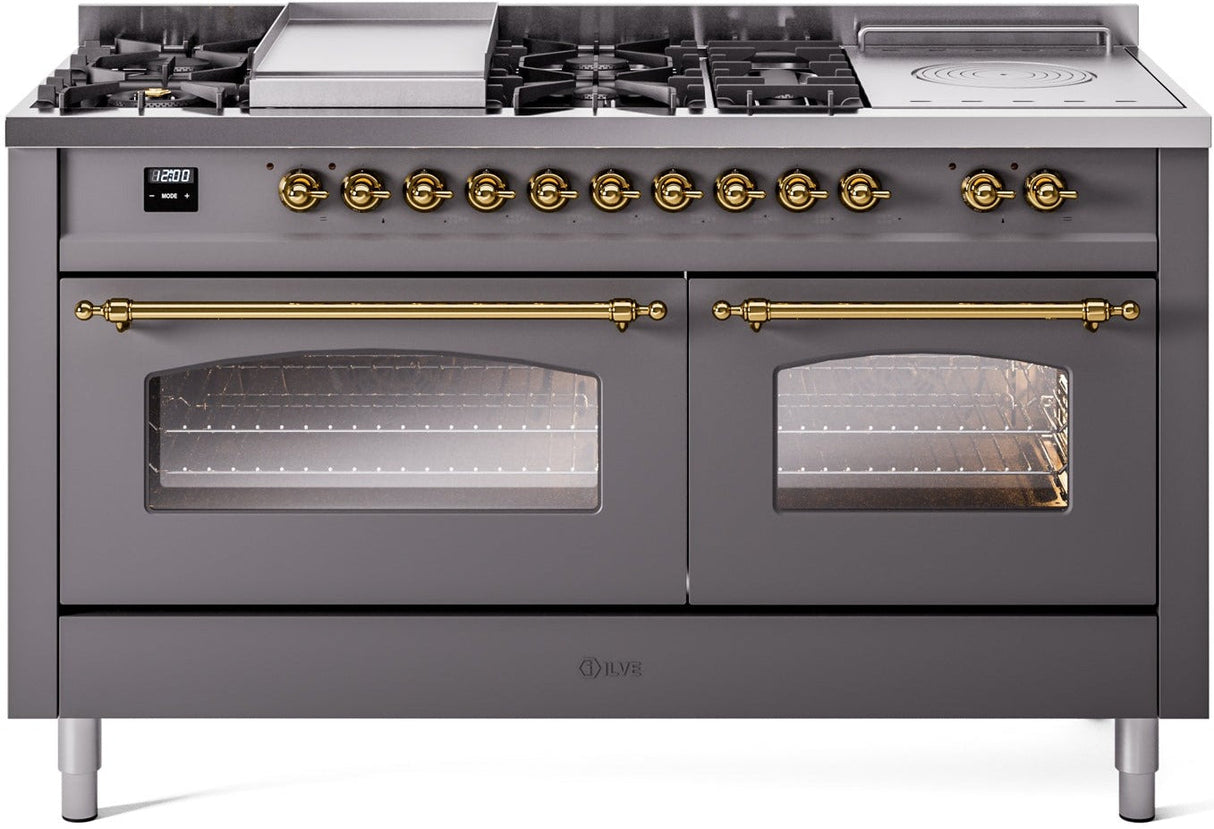 Ilve 60'' Nostalgie II Dual Fuel Liquid Propane Range