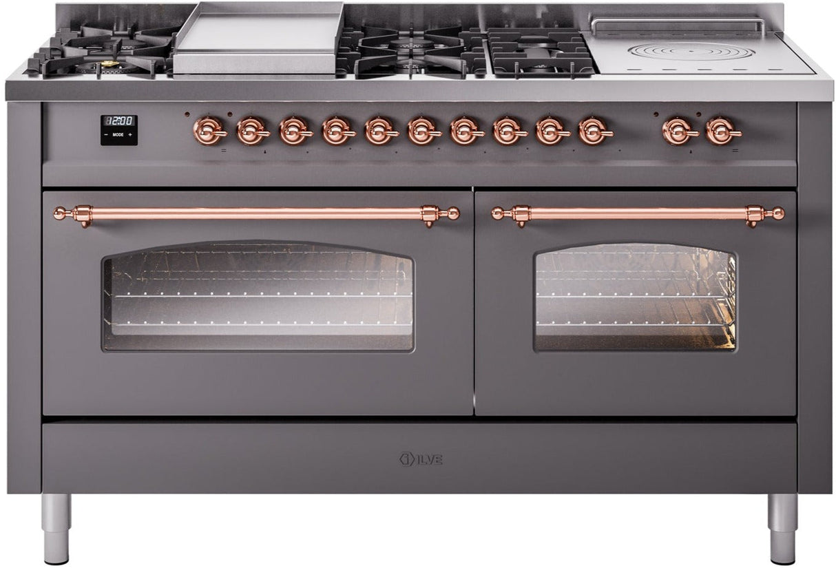 Ilve 60'' Nostalgie II Dual Fuel Natural Gas Range