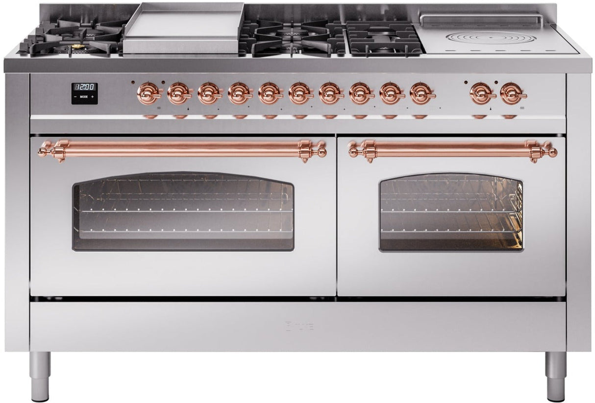 Ilve 60'' Nostalgie II Dual Fuel Natural Gas Range