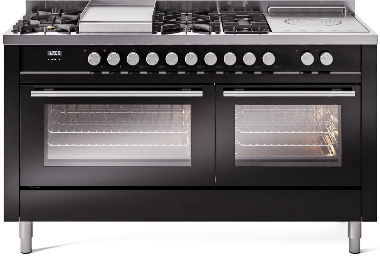 Ilve 60'' Professional Plus II Dual Fuel Natural Gas Range