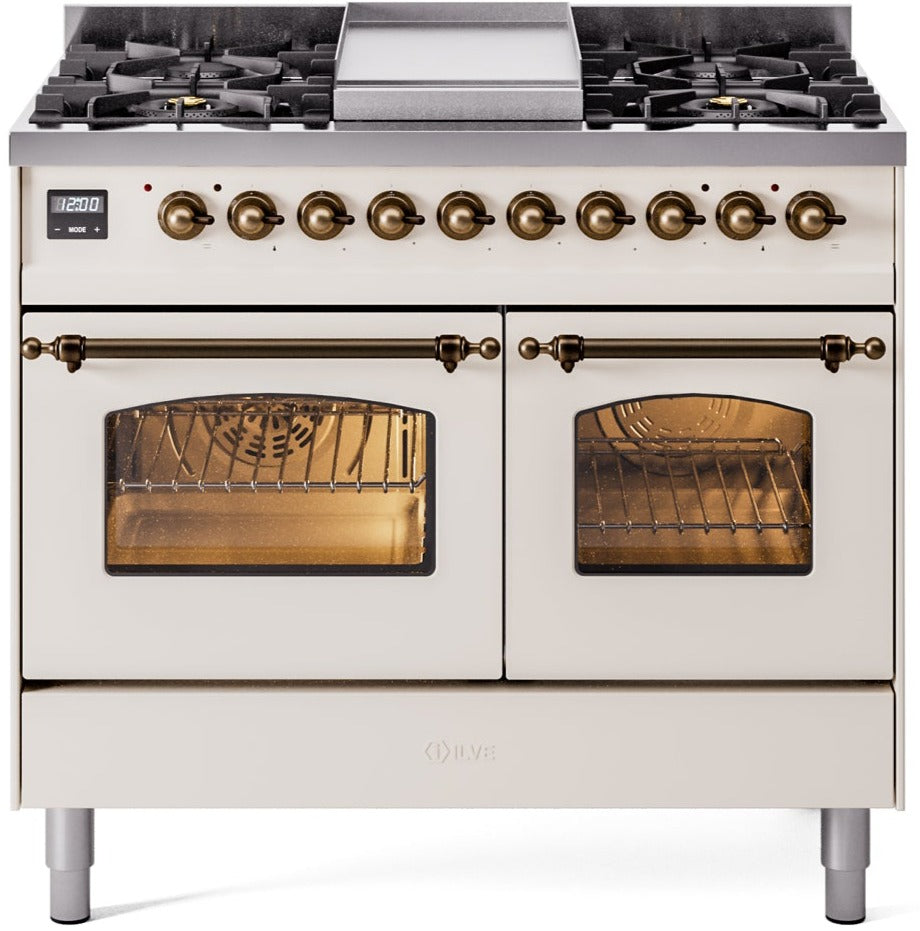 Ilve 40'' Nostalgie II Dual Fuel Liquid Propane Range