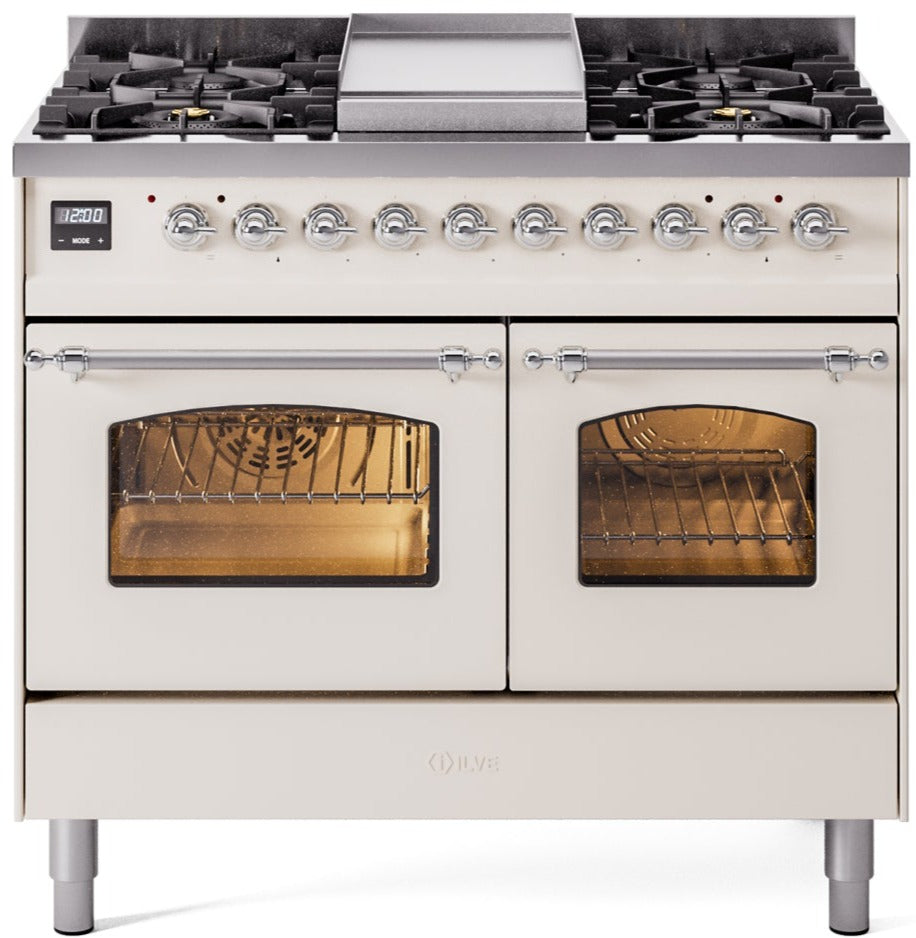 Ilve 40'' Nostalgie II Dual Fuel Liquid Propane Range