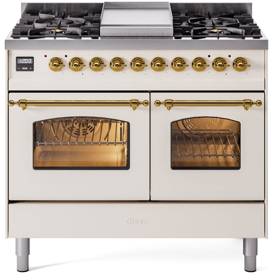 Ilve 40'' Nostalgie II Dual Fuel Liquid Propane Range