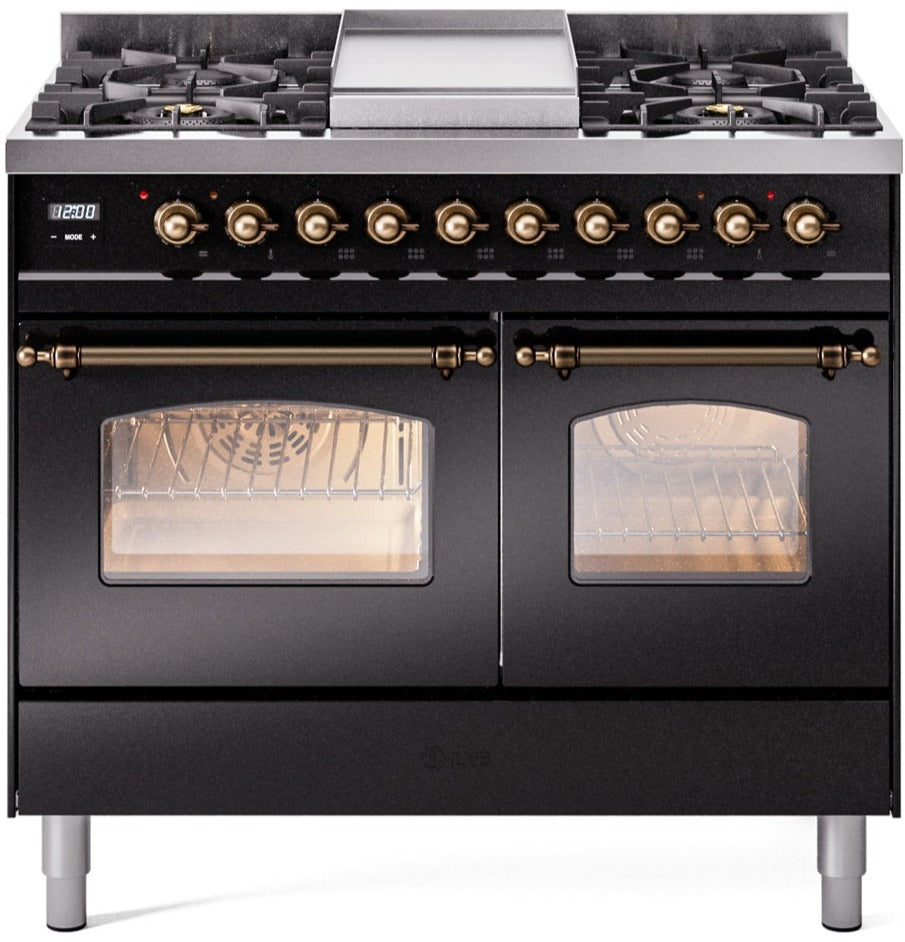 Ilve 40'' Nostalgie II Dual Fuel Liquid Propane Range