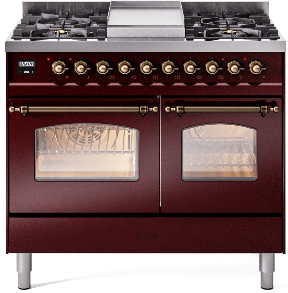 Ilve 40'' Nostalgie II Dual Fuel Liquid Propane Range