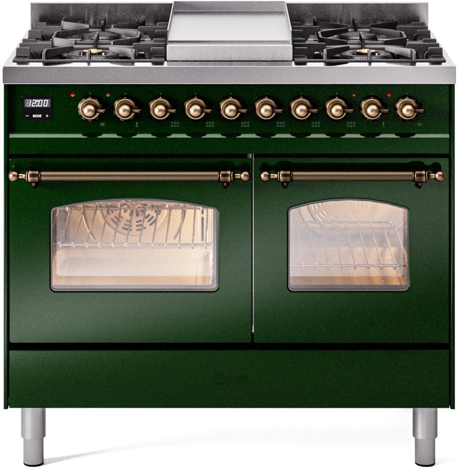 Ilve 40'' Nostalgie II Dual Fuel Liquid Propane Range