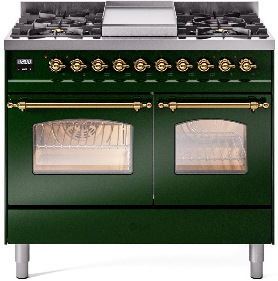 Ilve 40'' Nostalgie II Dual Fuel Liquid Propane Range