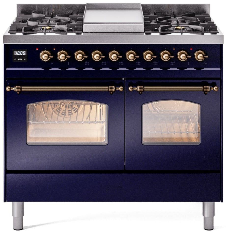 Ilve 40'' Nostalgie II Dual Fuel Liquid Propane Range