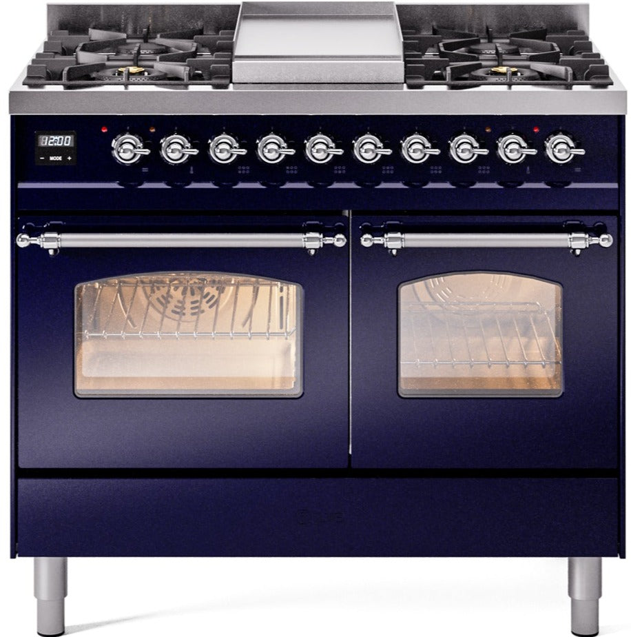 Ilve 40'' Nostalgie II Dual Fuel Liquid Propane Range
