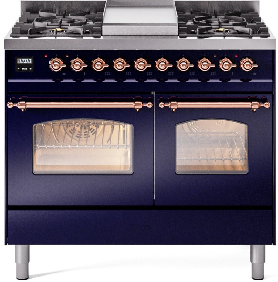 Ilve 40'' Nostalgie II Dual Fuel Liquid Propane Range