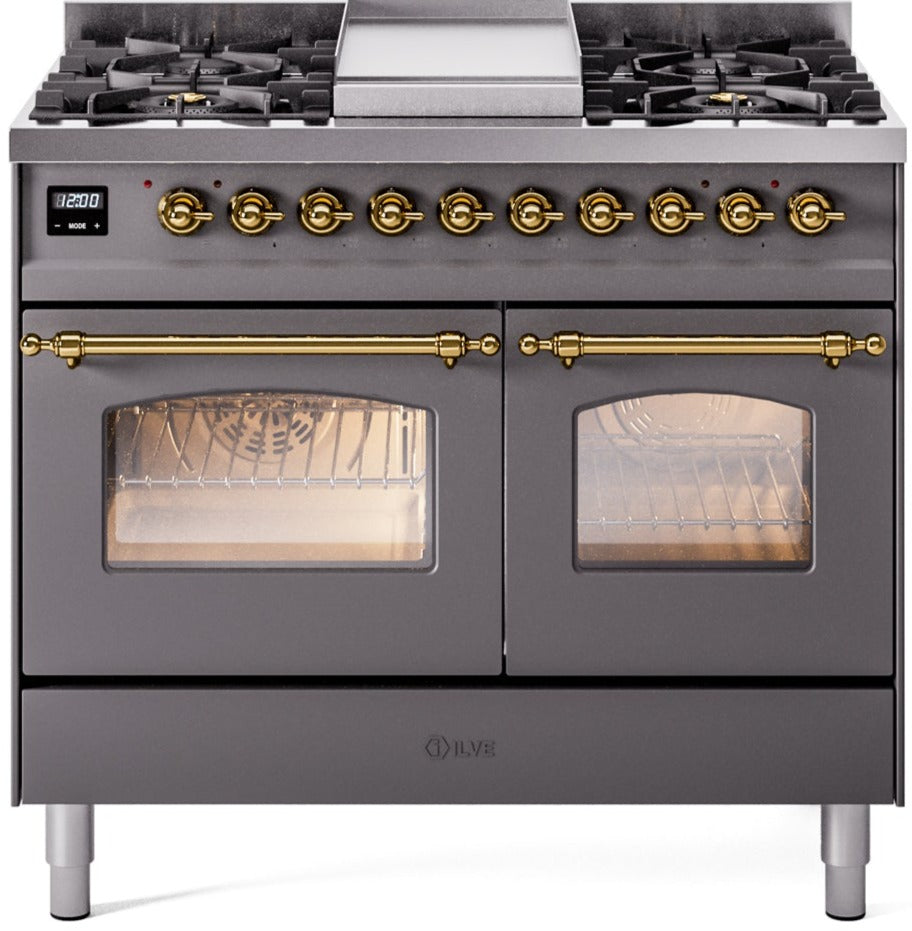 Ilve 40'' Nostalgie II Dual Fuel Liquid Propane Range