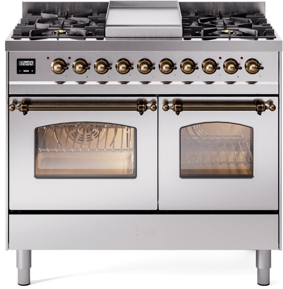 Ilve 40'' Nostalgie II Dual Fuel Liquid Propane Range