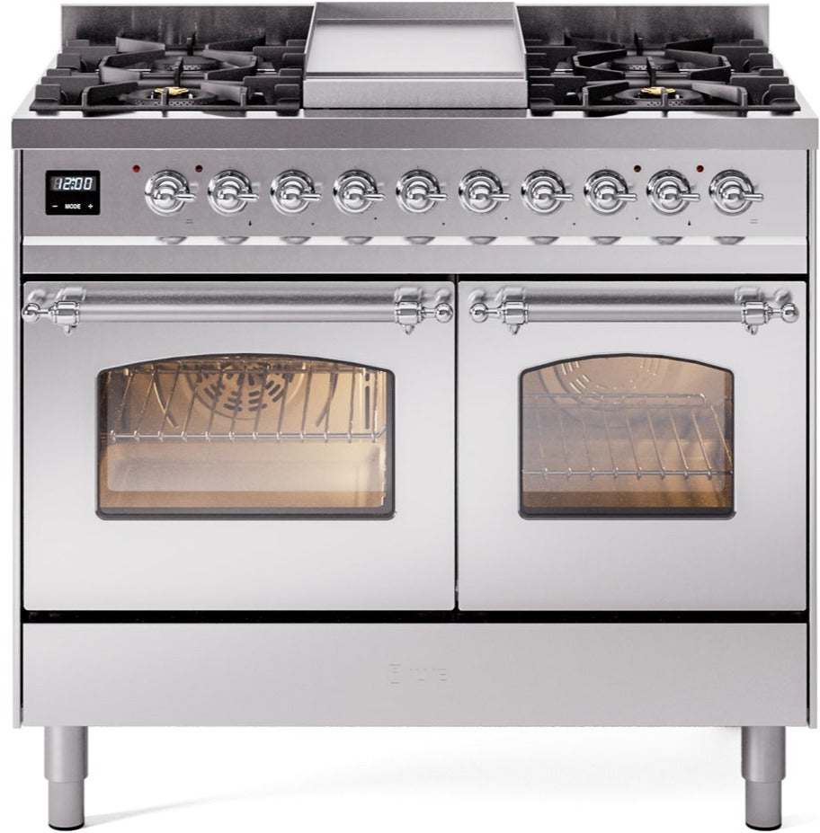 Ilve 40'' Nostalgie II Dual Fuel Liquid Propane Range