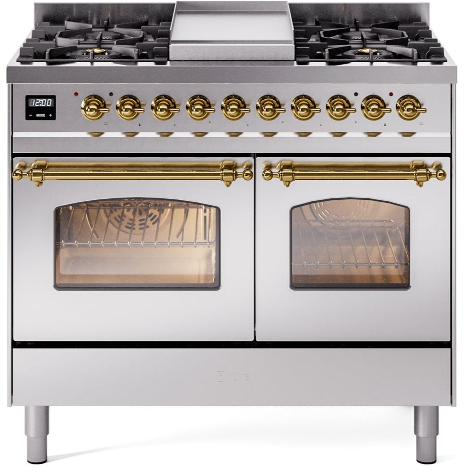 Ilve 40'' Nostalgie II Dual Fuel Liquid Propane Range