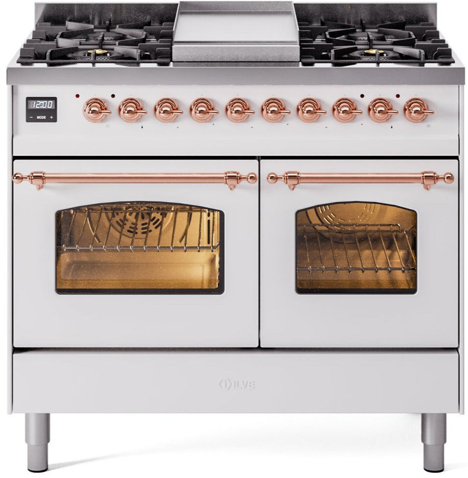 Ilve 40'' Nostalgie II Dual Fuel Natural Gas Range