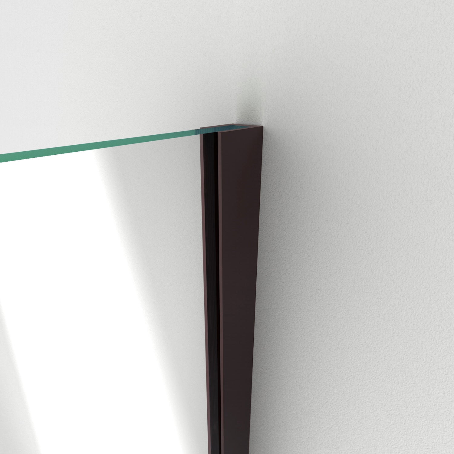 DreamLine Unidoor Plus 60 in. W x 36 3/8 in. D x 72 in. H Frameless Hinged Shower Enclosure in Oil Rubbed Bronze