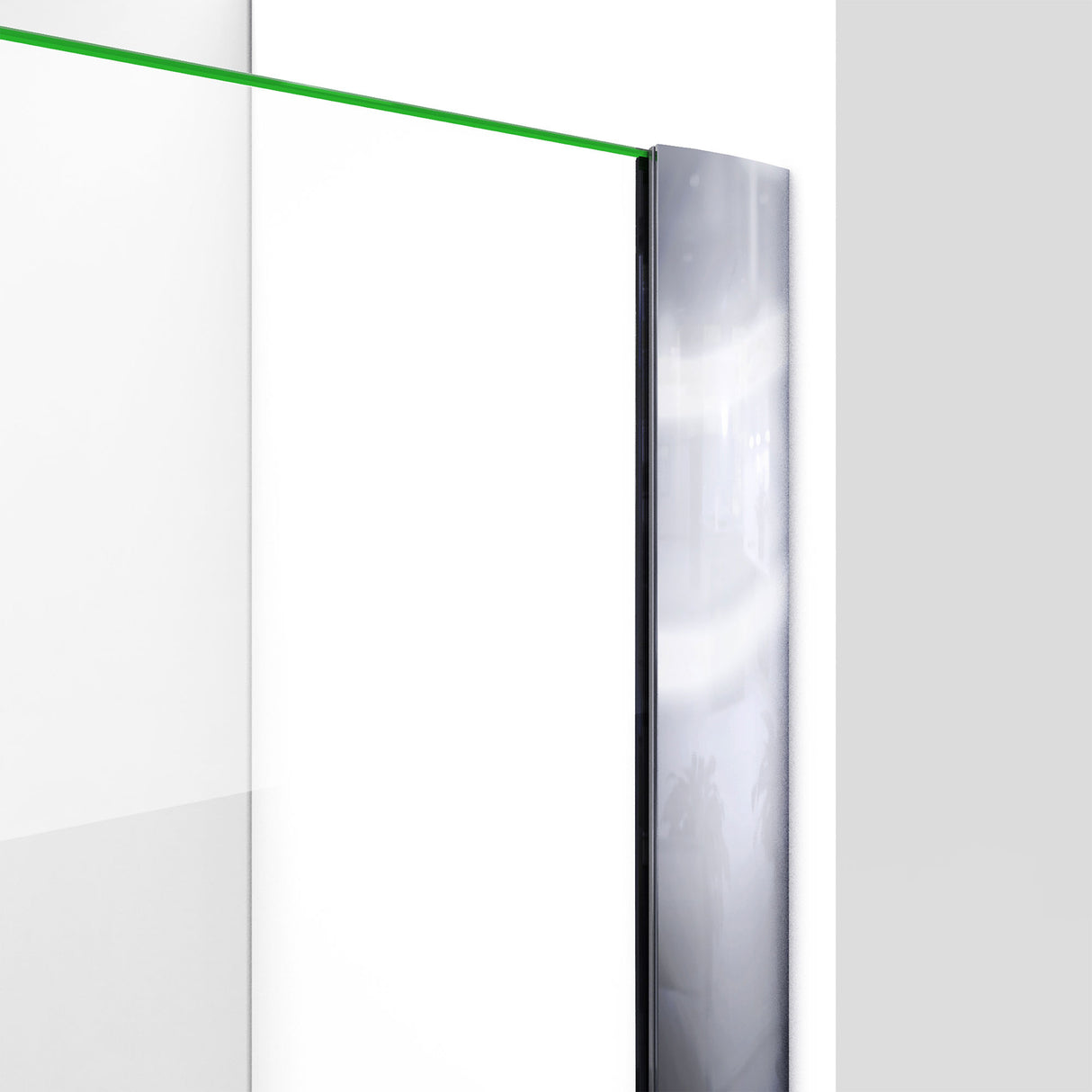 DreamLine Elegance-LS 51 3/4 - 53 3/4 in. W x 72 in. H Frameless Pivot Shower Door in Chrome