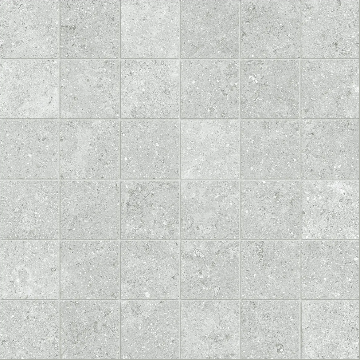 Anatolia 2X2 Mosaic Coliseo Platinum Matte Porcelain Tile 4501-0568-0 *** 1 Sheet = .96 Sf *** Platinum 2x2 - premium natural stone mosaic tile from Anatolia Tile, available at PoshHaus showroom in Keene, NH