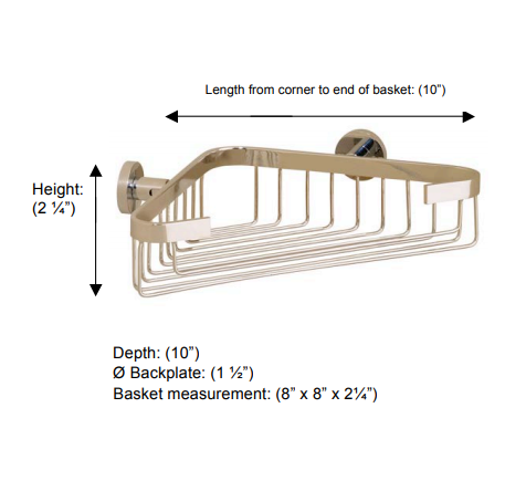 Valsan - PORTO Corner Soap Basket