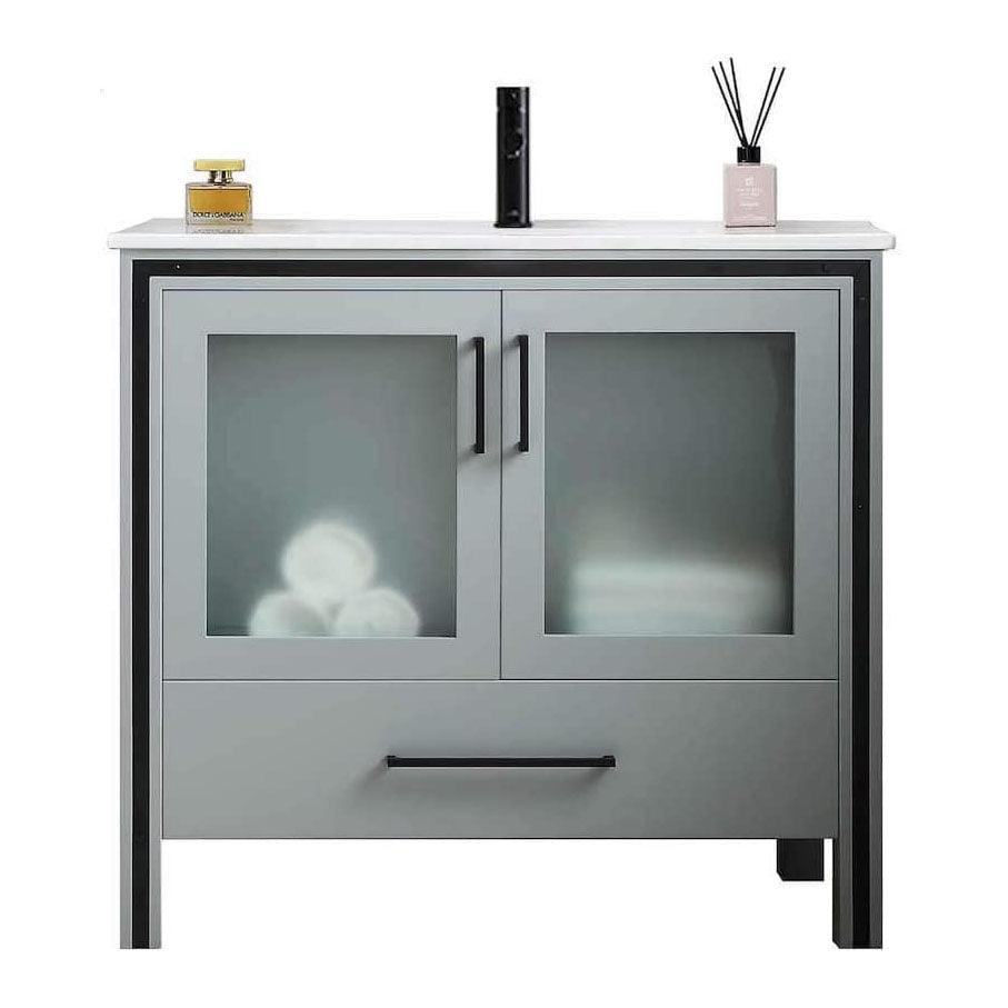 Blossom Birmingham 36” Matte Gray Vanity
