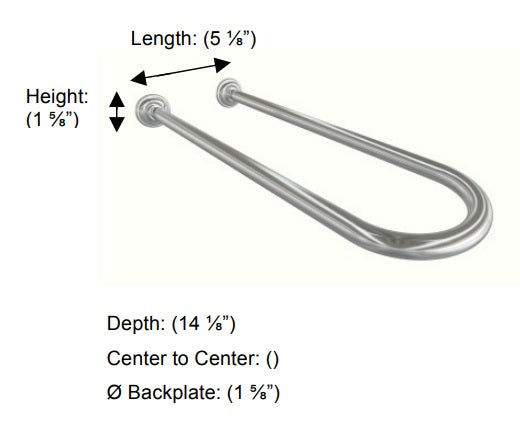 Valsan - KINGSTON Double Perpendicular Towel Bar