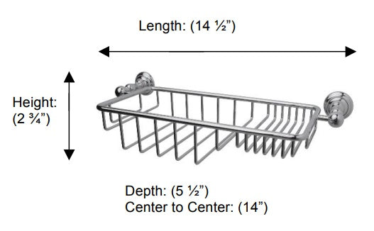 Valsan - KINGSTON Soap & Sponge Basket