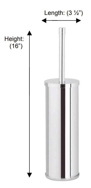 Valsan - CUBIS-PLUS Freestanding WC Brush (round)