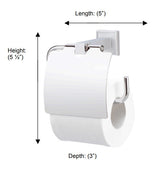 Valsan - CUBIS-PLUS Toilet roll holder with lid